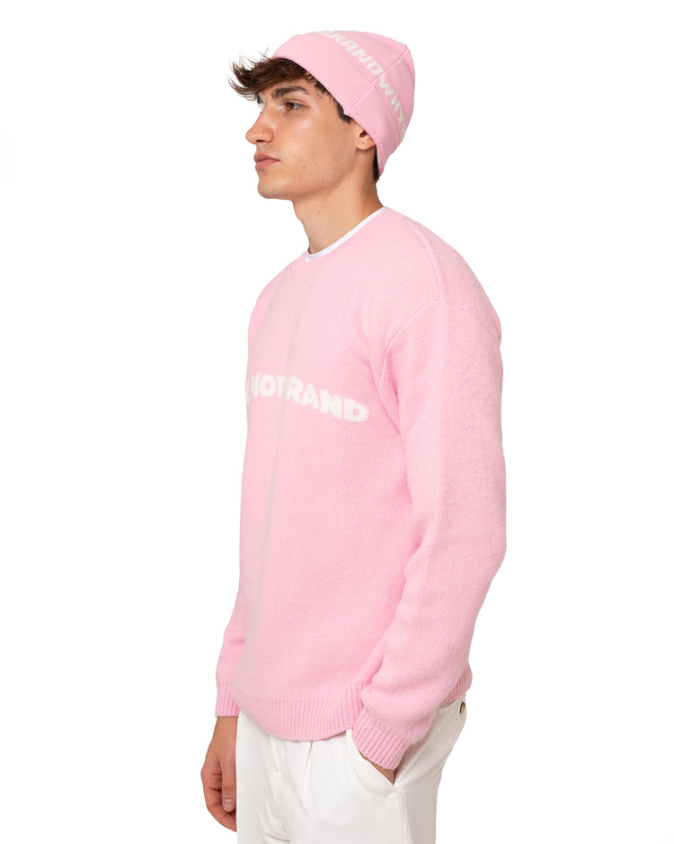 Why not brand Maglione girocollo in Mohair con logo 50% di sconto con spedizione gratuita