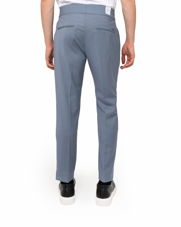 Why not brand Pantalone con pinces e chiusura a doppia fibbia In Linea