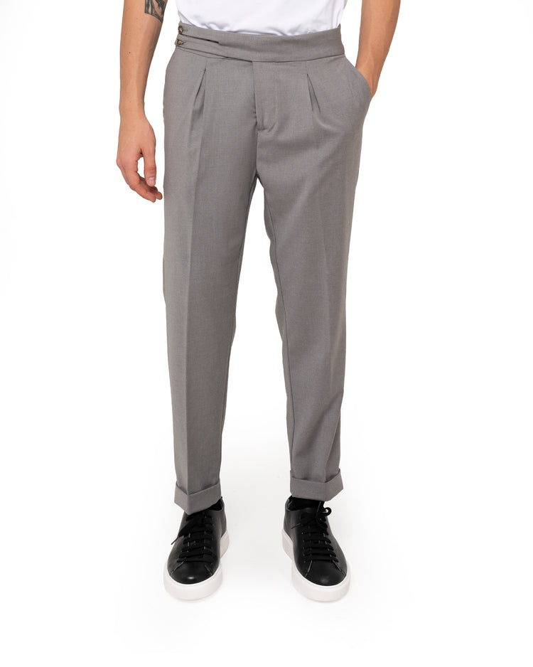 Why not brand Pantalone con pinces e risvolto Spedizione Gratuita