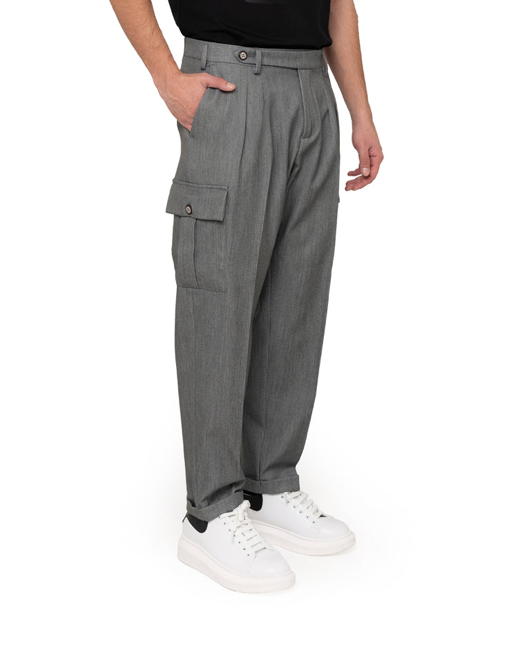 Why not brand Pantalone con abbotonatura laterale e pinces Pezzi Unici