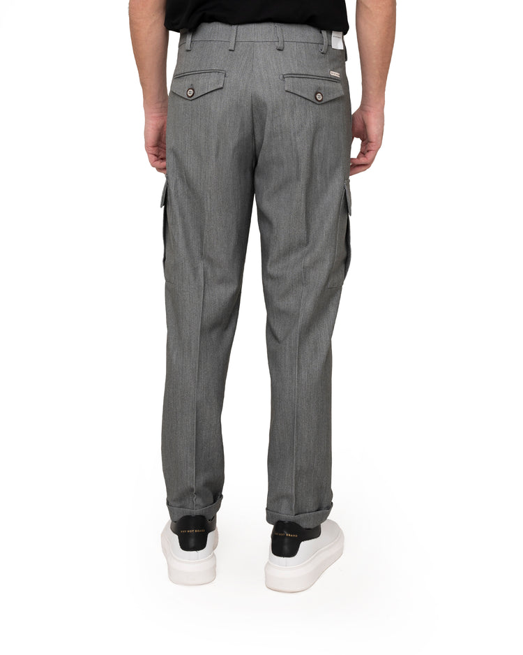 Why not brand Pantalone con abbotonatura laterale e pinces Pezzi Unici