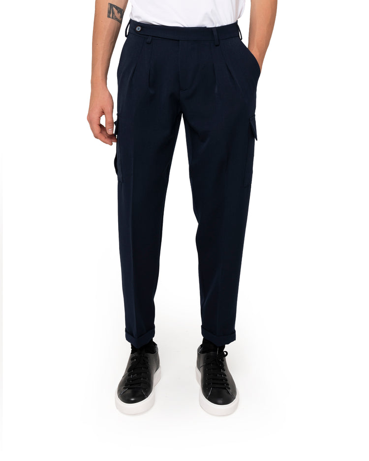 Why not brand Pantalone con abbotonatura laterale e pinces Pezzi Unici