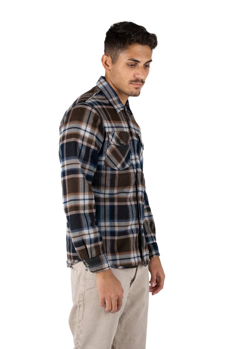 Why not brand Giacca Camicia a quadri Marrone Online