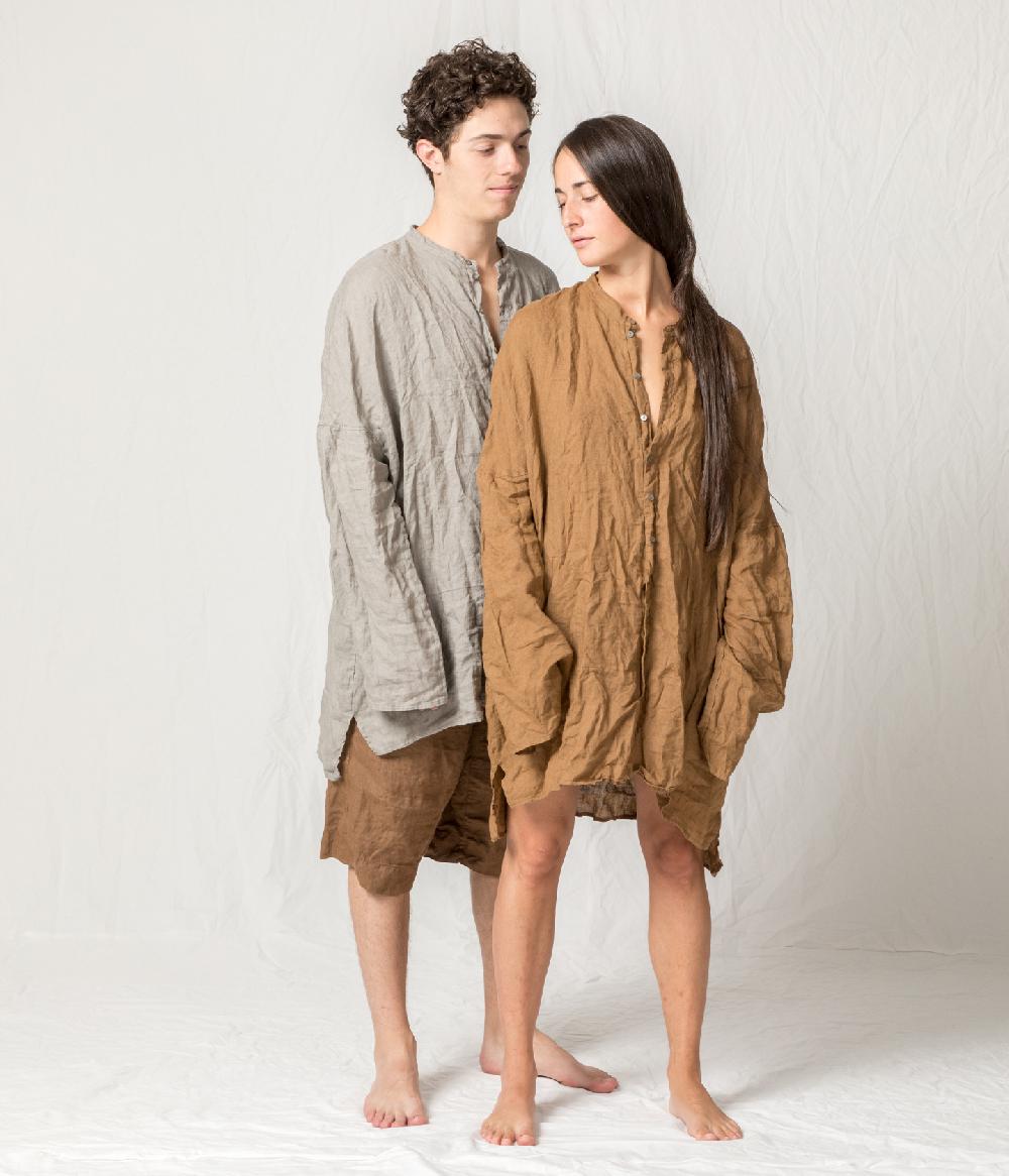 Album Di Famiglia art. 22SU1241 LIGHT LINEN LOOSE COREANA In Vendita