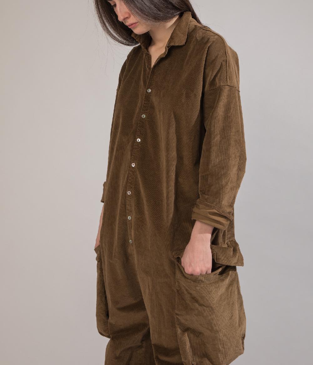 Album Di Famiglia art. 20W6084 CORDUROY CARGO JUMPSUIT Sconto