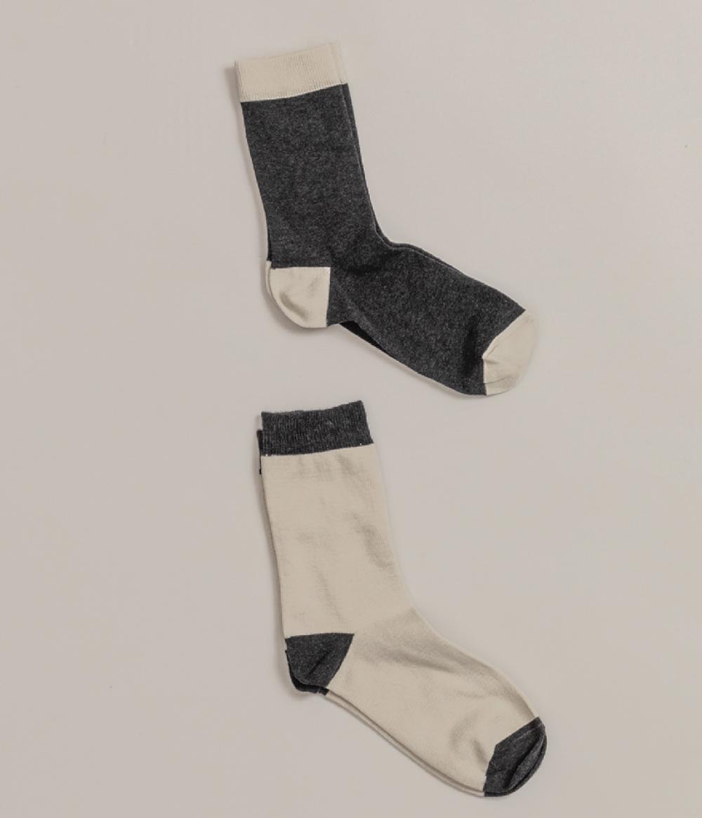 Album Di Famiglia art. 21W9043 SOCKS BICOLOR 2 pieces I Più Venduti
