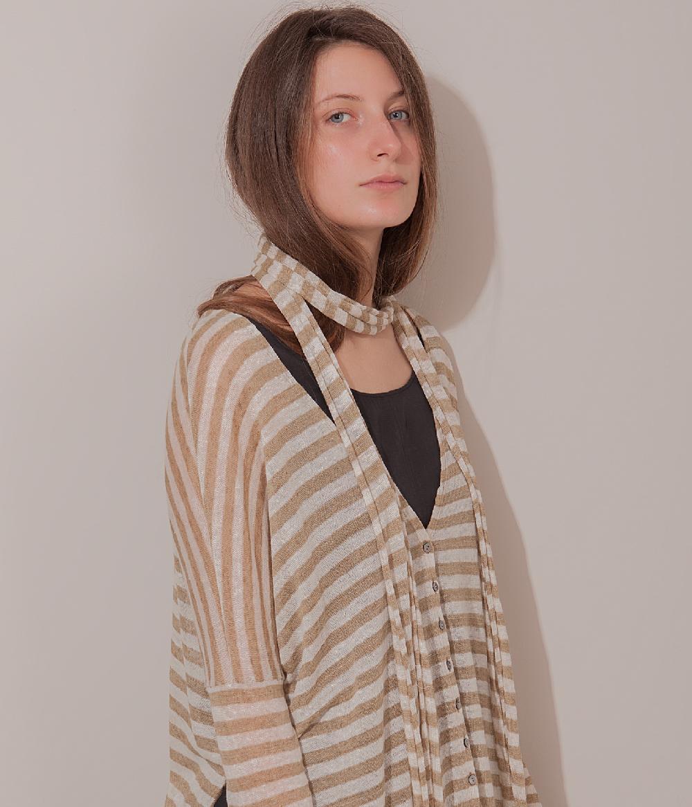 Album Di Famiglia art. 17S#94_11 STRIPED SCARF LR Flash Sale