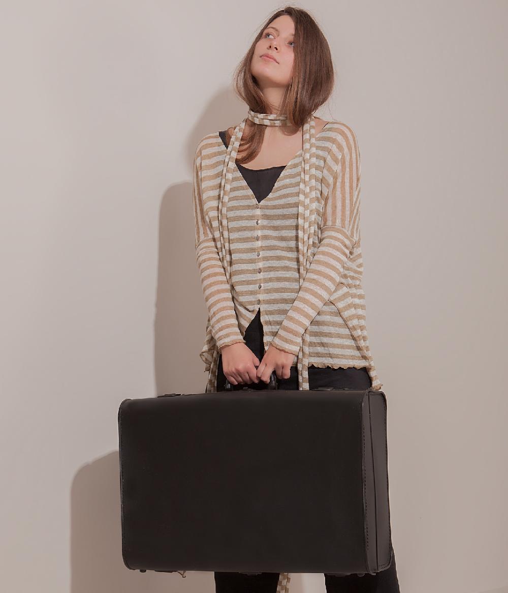 Album Di Famiglia art. 17S#94_11 STRIPED SCARF LR Flash Sale
