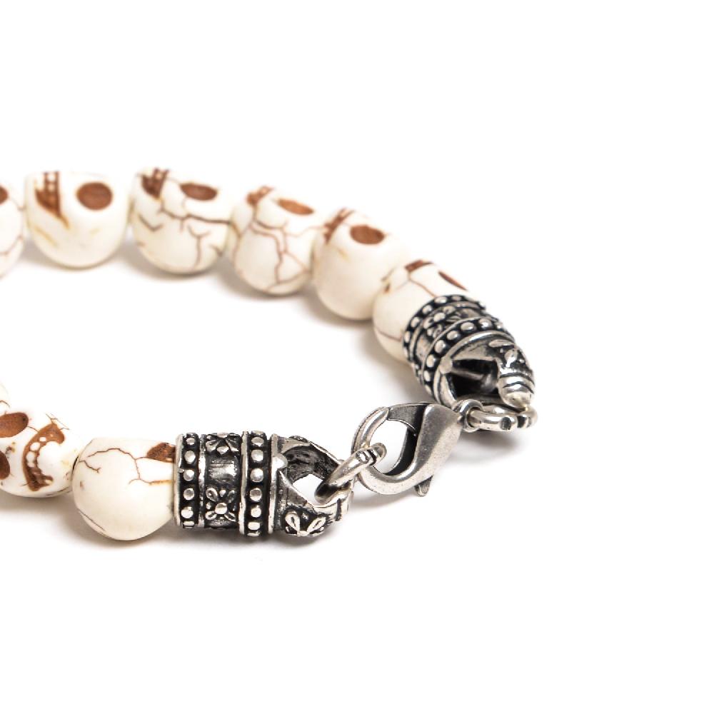 D'AMICO Bracciale Teschi Aulite Avorio Fino Al -60%
