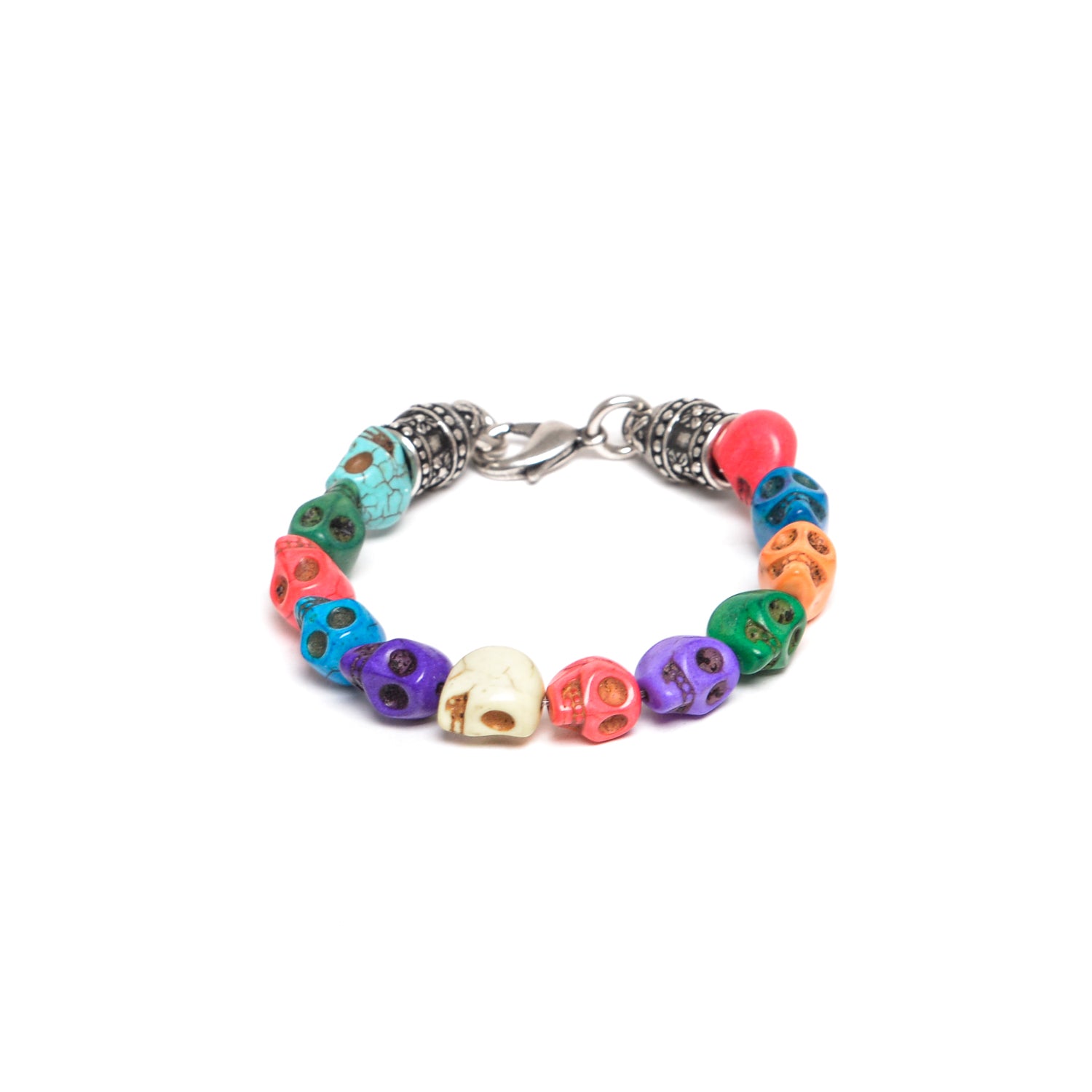 D'AMICO Bracciale Teschi Aulite Multicolor Shopping Online