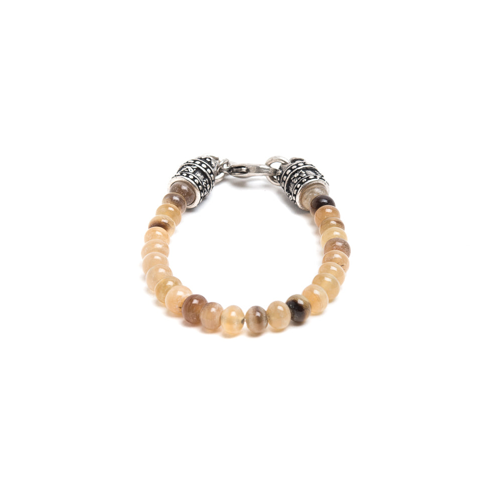 D'AMICO Bracciale Perle Corno Biondo Prezzo Ridotto