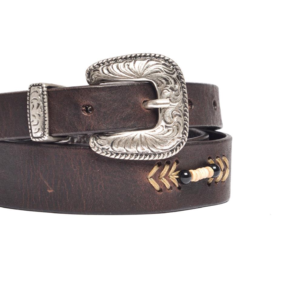 D'AMICO Cintura ANDREW Cuoio Vintage + Decorazione a mano Promozione