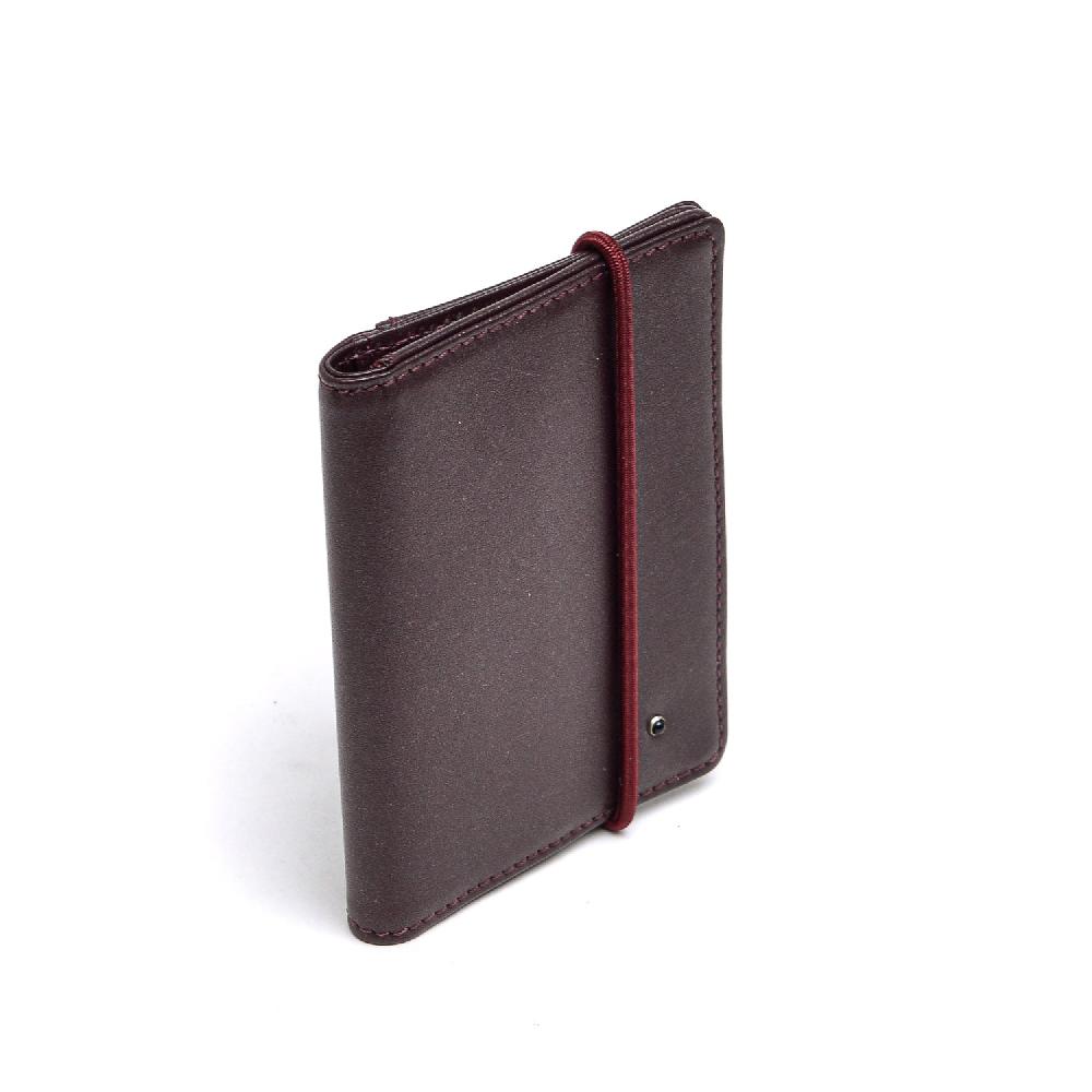 D'AMICO Portafoglio Pieghevole Classico Pelle Bordeaux Offerte