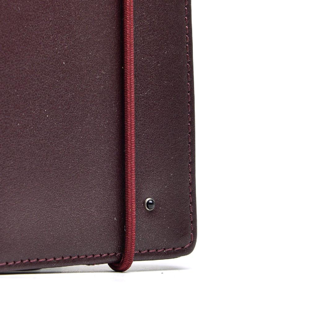 D'AMICO Portafoglio Pieghevole Classico Pelle Bordeaux Offerte