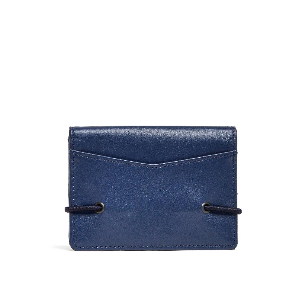 D'AMICO Portafoglio Pieghevole Classico Pelle Blu Hotsell