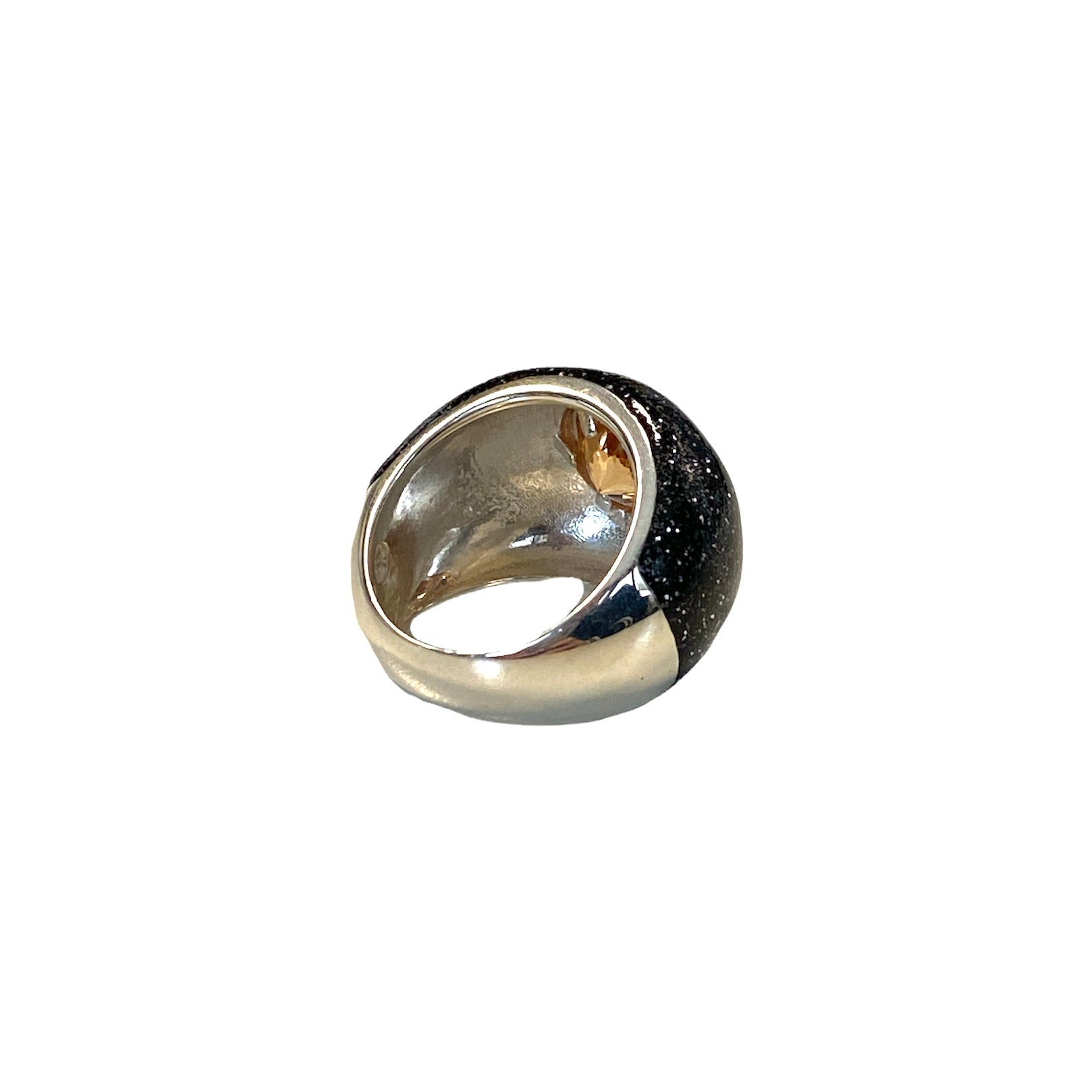 D'AMICO Anello Glitter Black Sottocosto