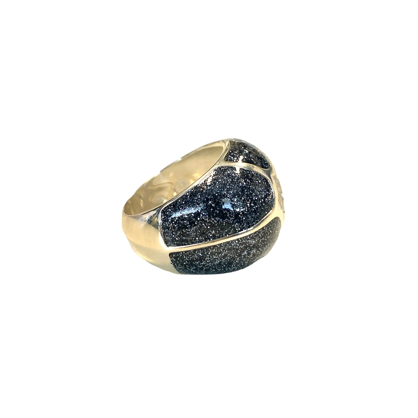 D'AMICO Anello Stella Glitter Blue Navy Presa