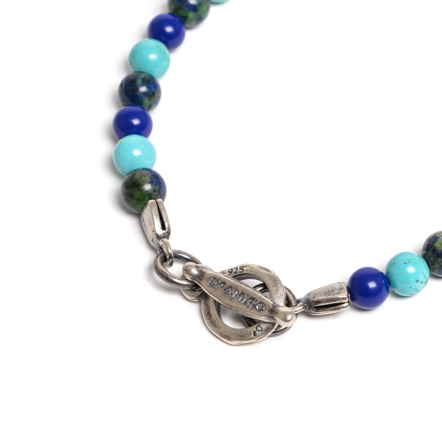 D'AMICO Bracciale Catenina Lapis + Palline Nodo Nuovo