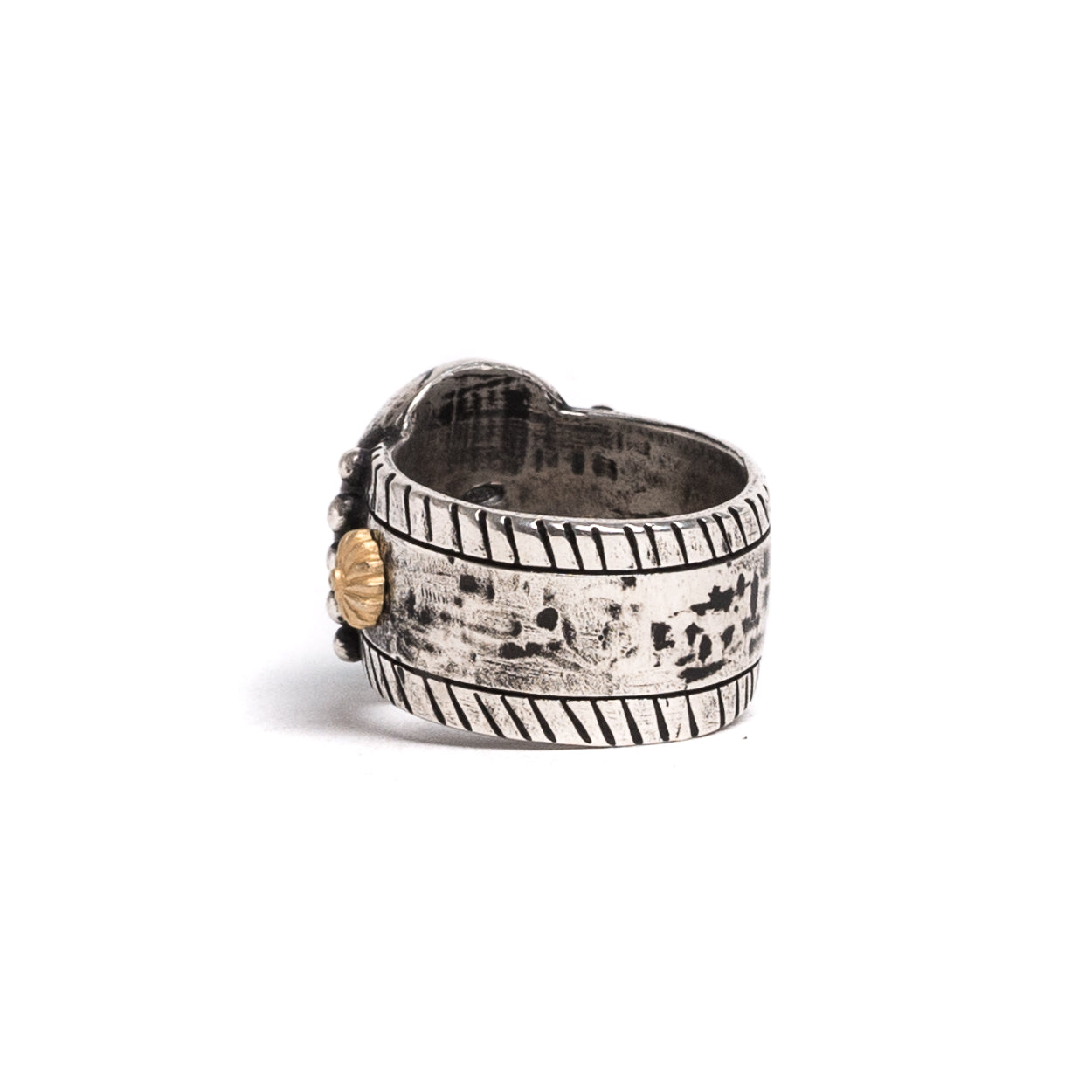 D'AMICO Anello Ovale Turchese + Stelline Dorate Outlet