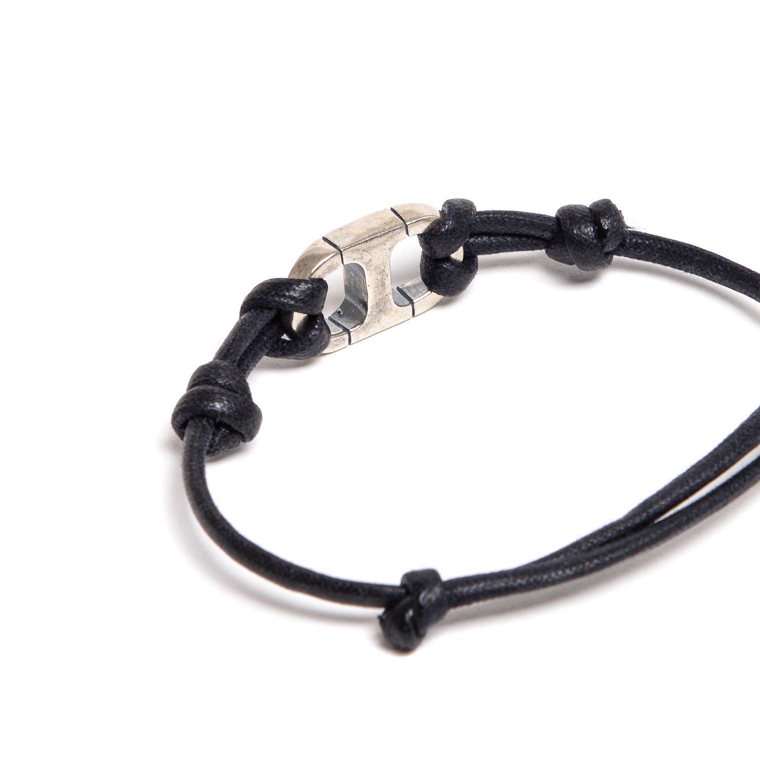 D'AMICO Bracciale Catena Marina + Cordone Cerato Pezzi Unici