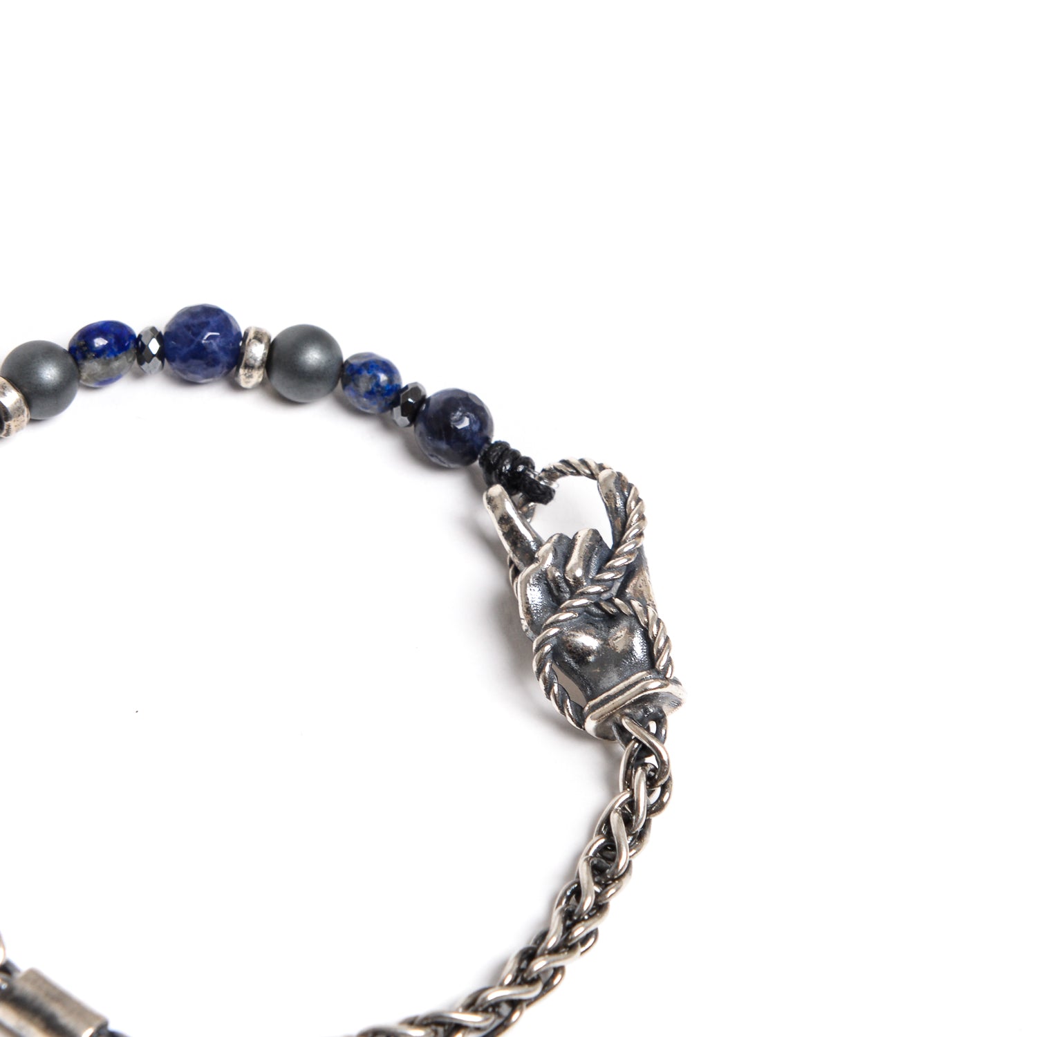 D'AMICO Bracciale Catenina Fusion Blu e "Horn" Promozione Limitata