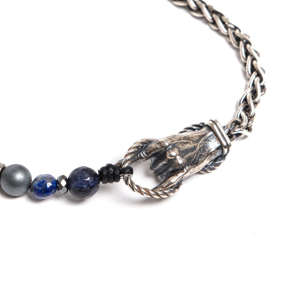 D'AMICO Bracciale Catenina Fusion Blu e "Horn" Promozione Limitata