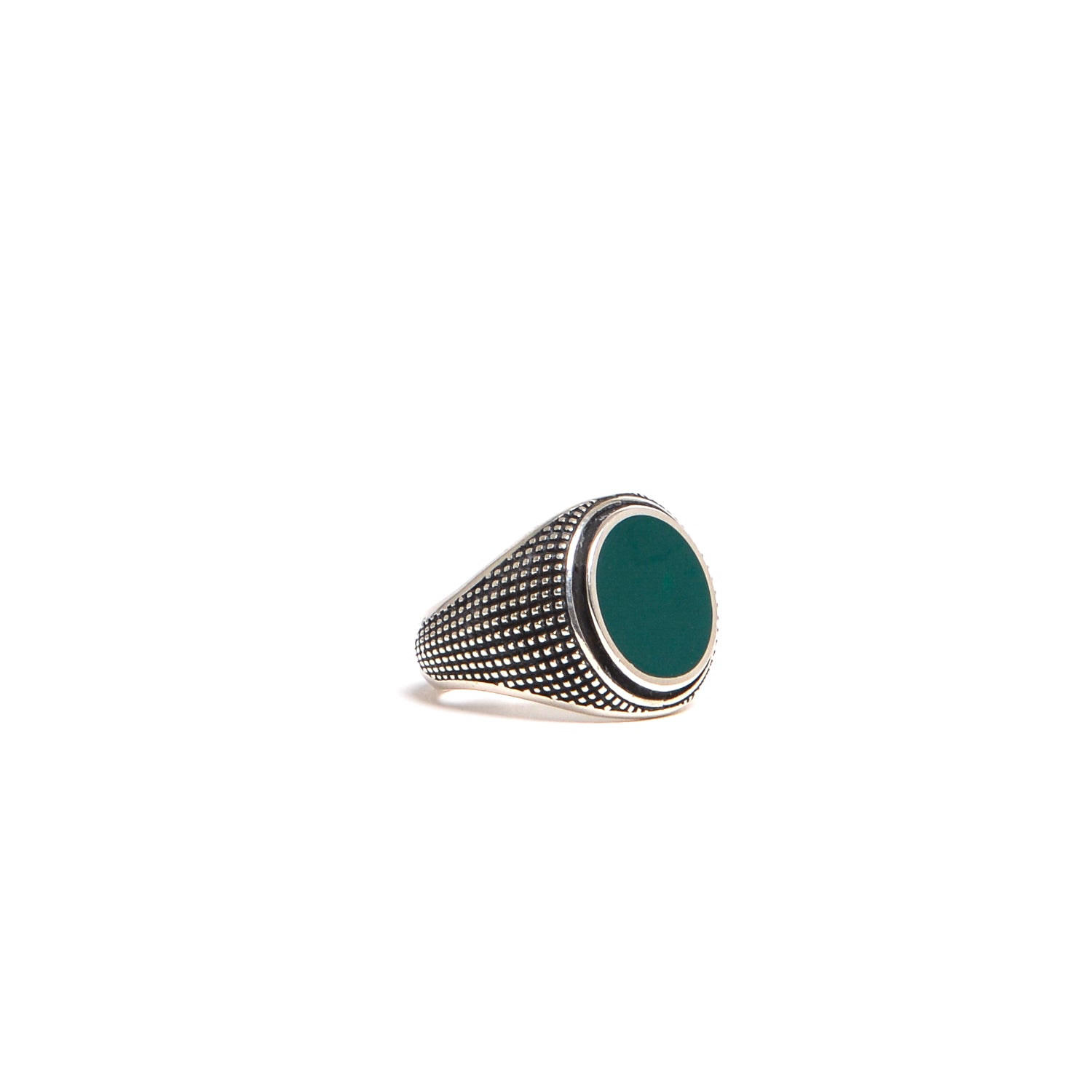 D'AMICO Anello Dupont Tondo con Lacca Verde Sconto