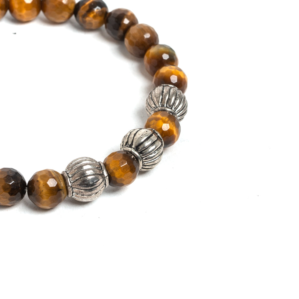 D'AMICO Bracciale Occhio di Tigre Saldi Di Fabbrica