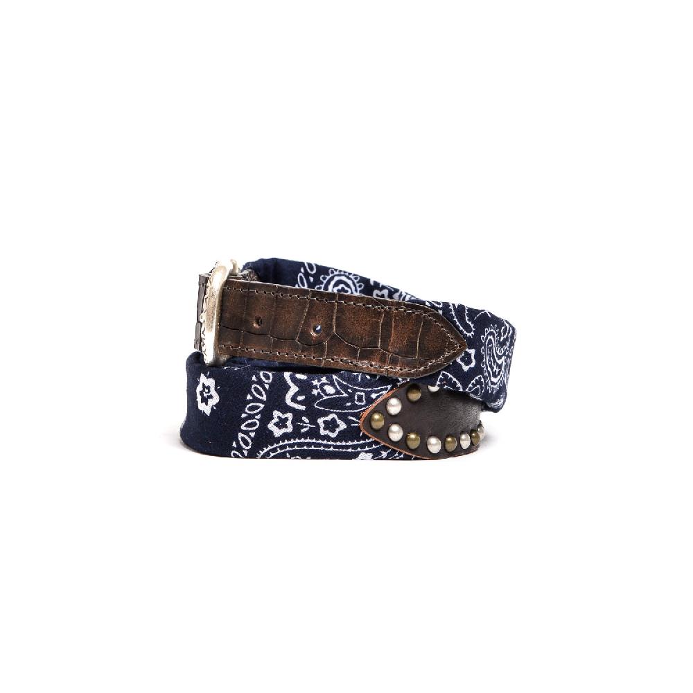 D'AMICO Cintura Bandana Blu Navy Fino al 50% di sconto