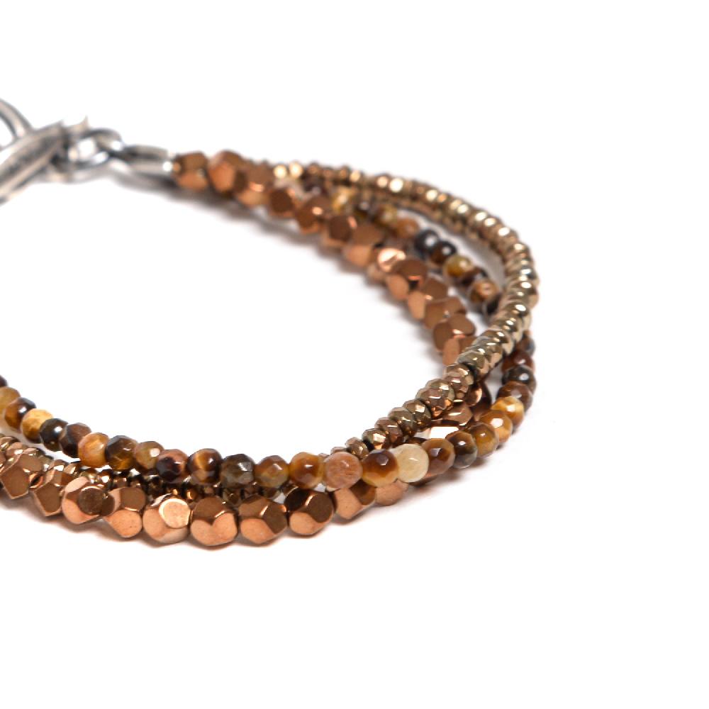 D'AMICO Bracciale Tris Fusion Brown Qualità Garantita