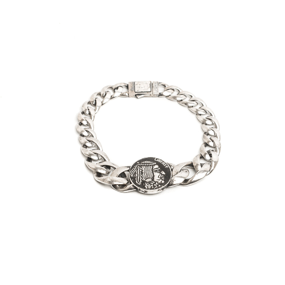 D'AMICO Bracciale Catena Degradè + Indiano Vendita Calda