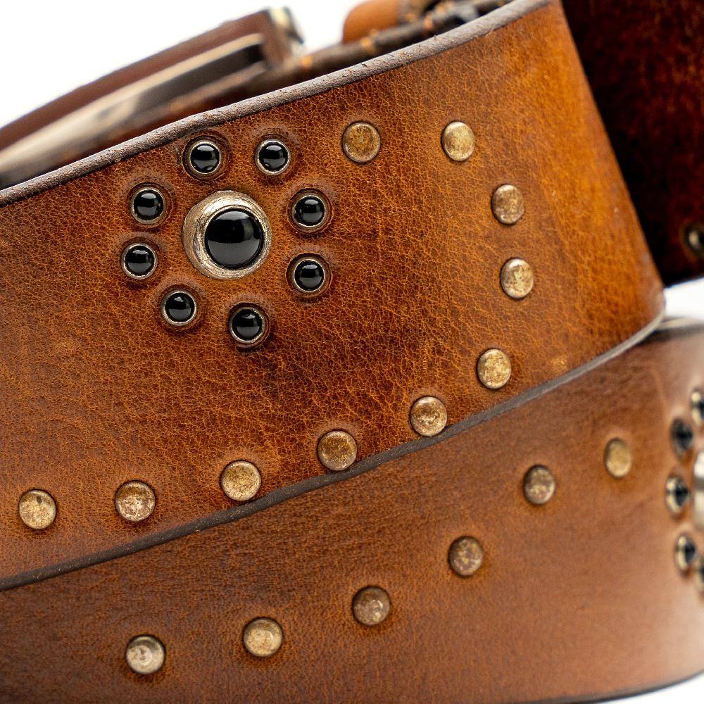 D'AMICO Cintura Cuoio Vintage Brown Chiaro Offerta Pasqua