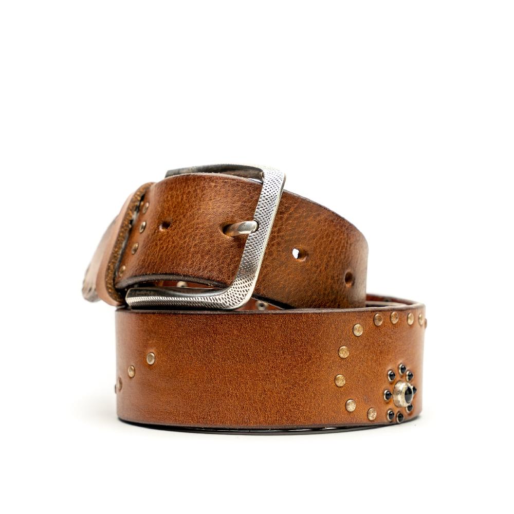 D'AMICO Cintura Cuoio Vintage Brown Chiaro Offerta Pasqua