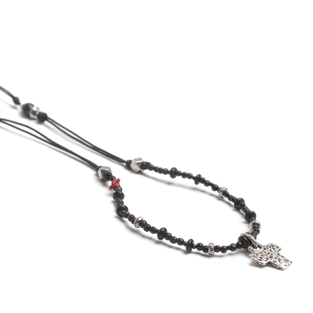 D'AMICO Collana Filo + Corno + Croce Latina Fino al 55% di sconto