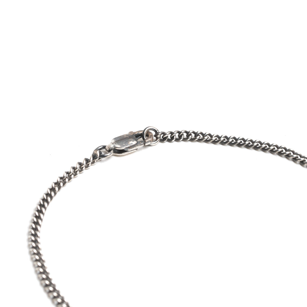 D'AMICO Bracciale Catenina + Croce Smaltata Turchese Super sconto