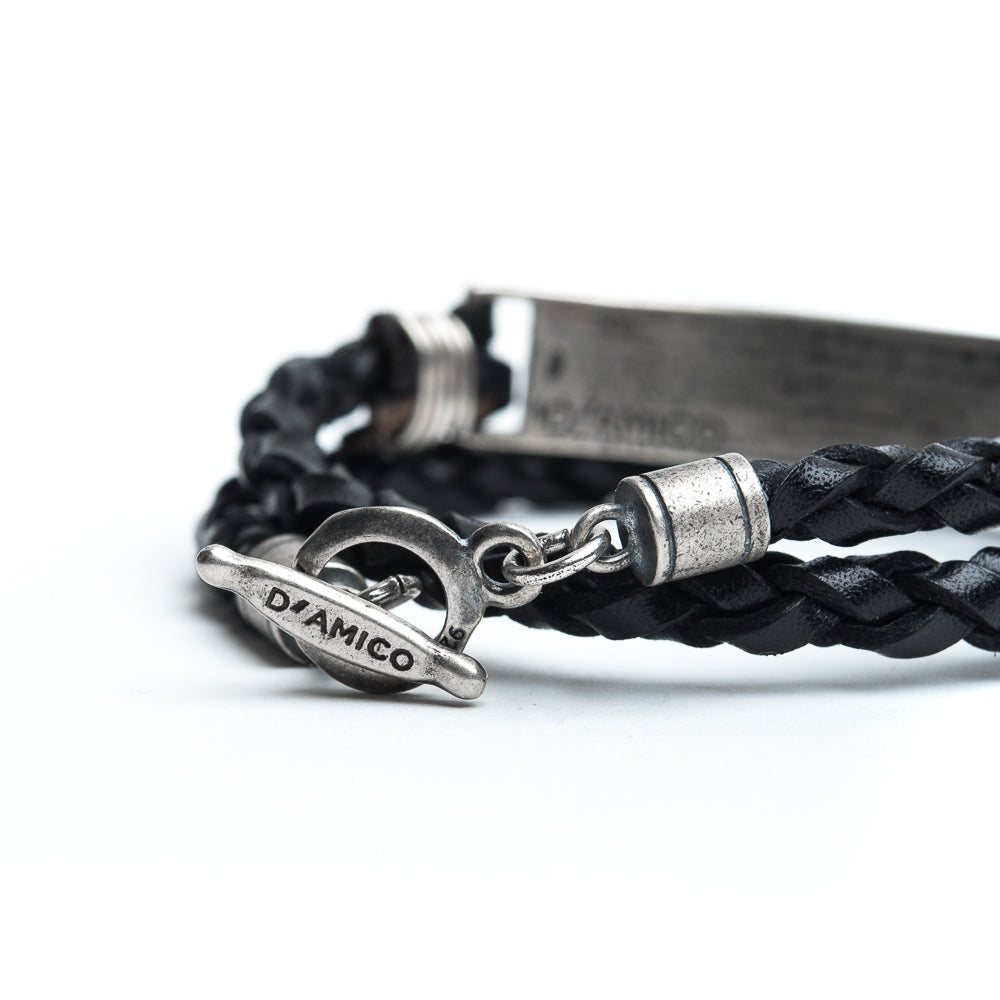 D'AMICO Bracciale Scooby + Placca puntinata Esporta salva