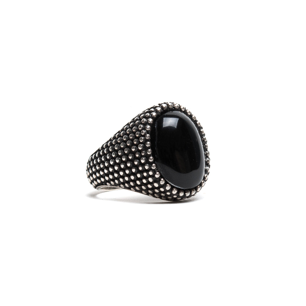 D'AMICO Anello Puntinato Onice Nera Promozione