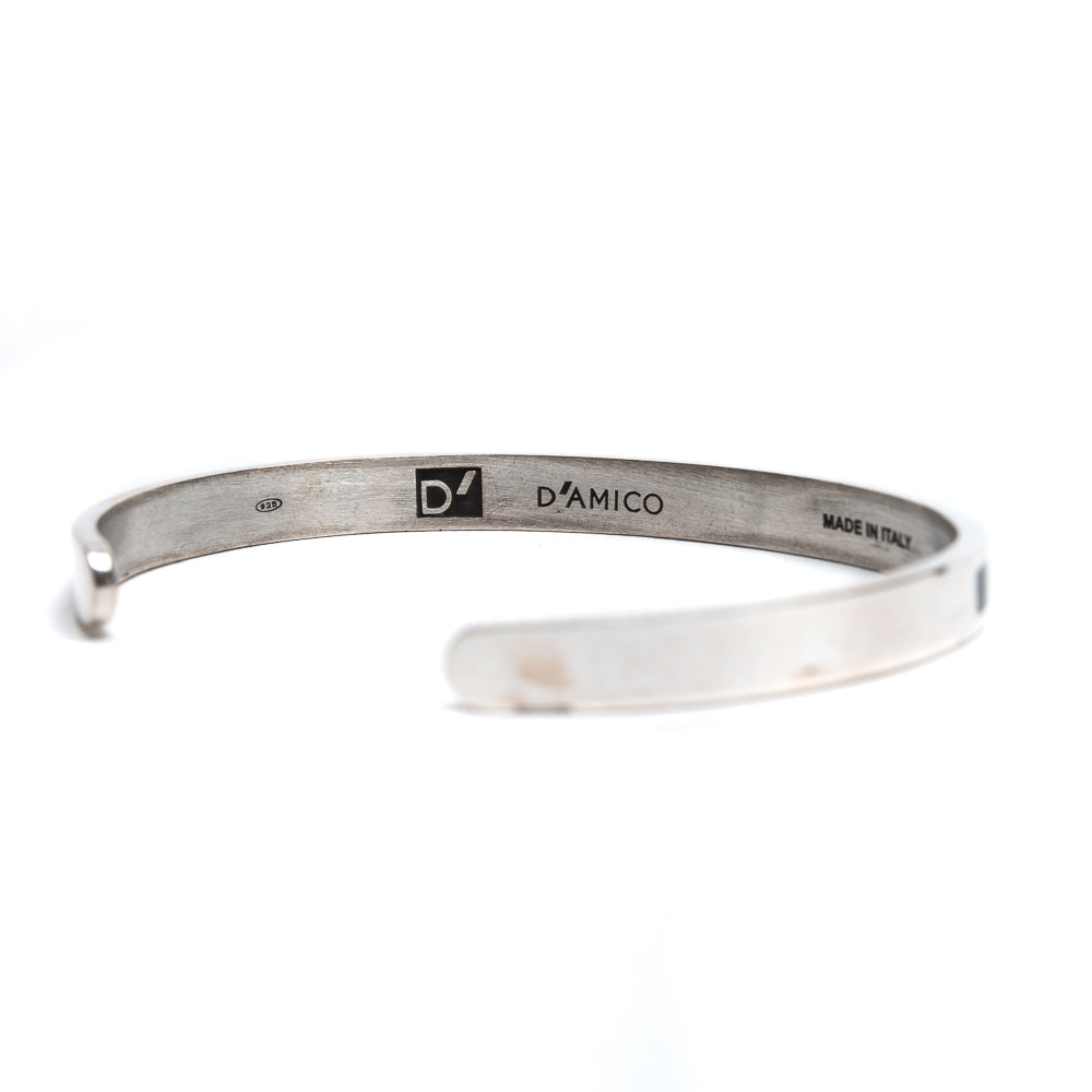 D'AMICO Bracciale Smalto Nero Saldi