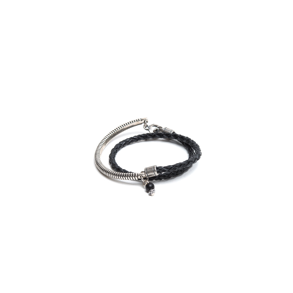 D'AMICO Bracciale Scooby Nero + Argento 925 Offerte