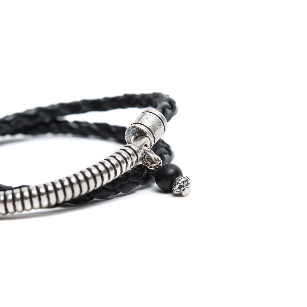 D'AMICO Bracciale Scooby Nero + Argento 925 Offerte
