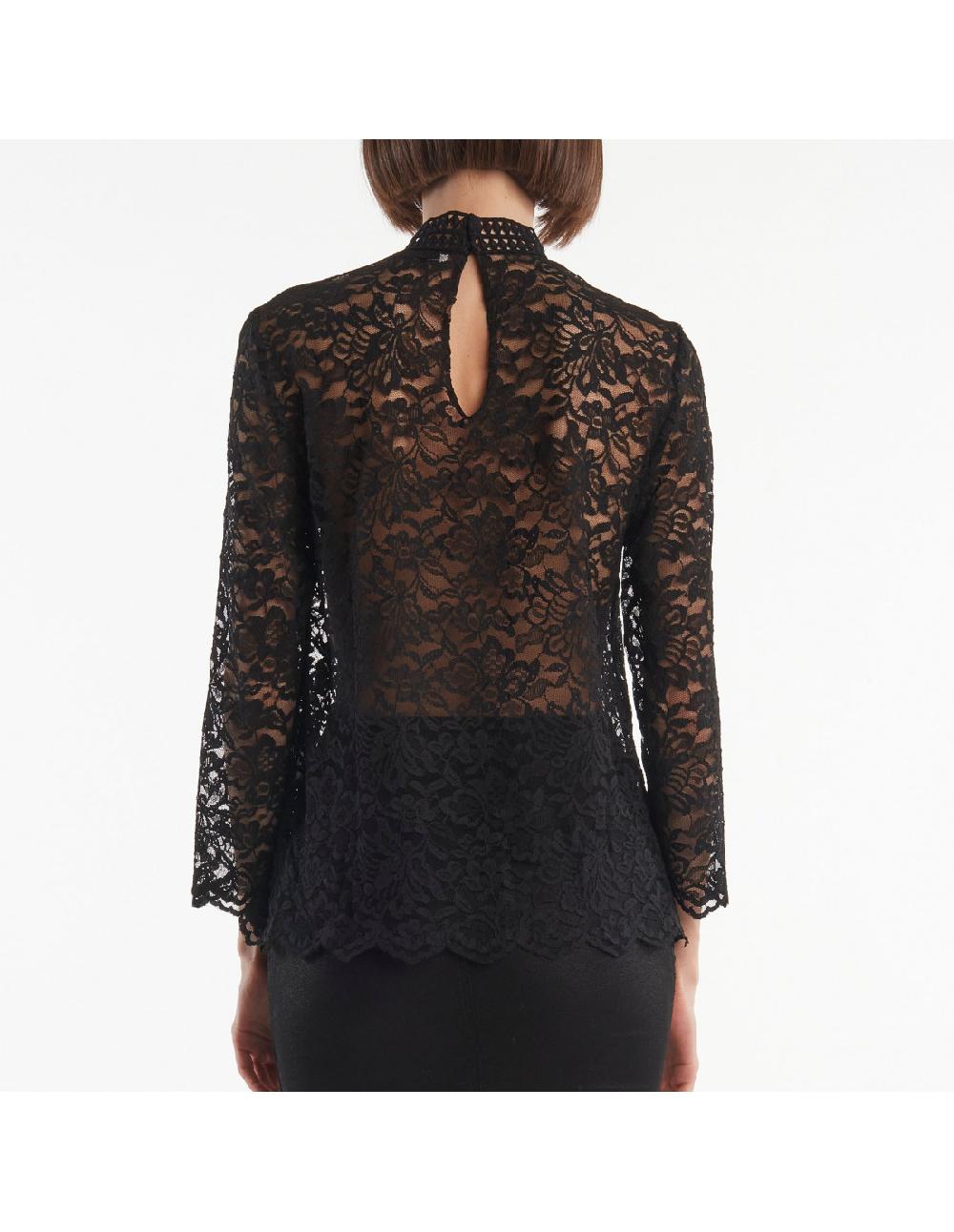 Angelo marani BLUSA IN PIZZO Negozi Online
