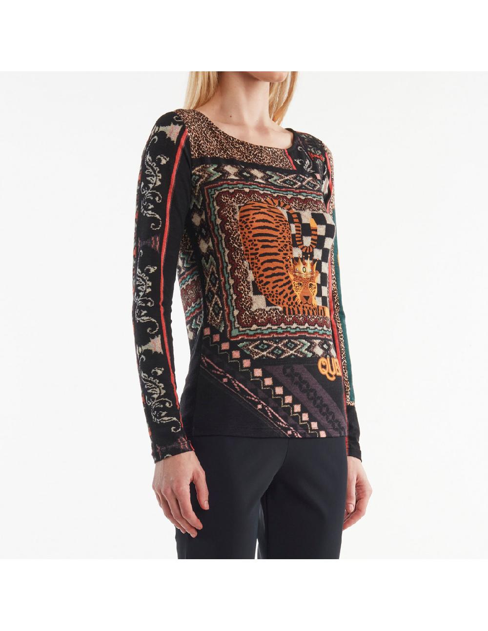 Angelo marani T-SHIRT ST QUEEN M/L Presa