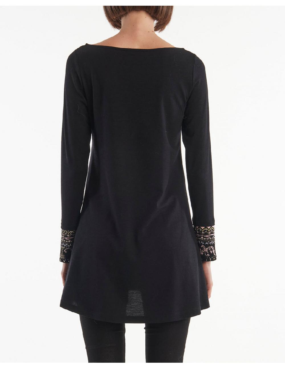 Angelo marani T-SHIRT IN JERSY CONPOLSI JACQUARD+APPL Sconto