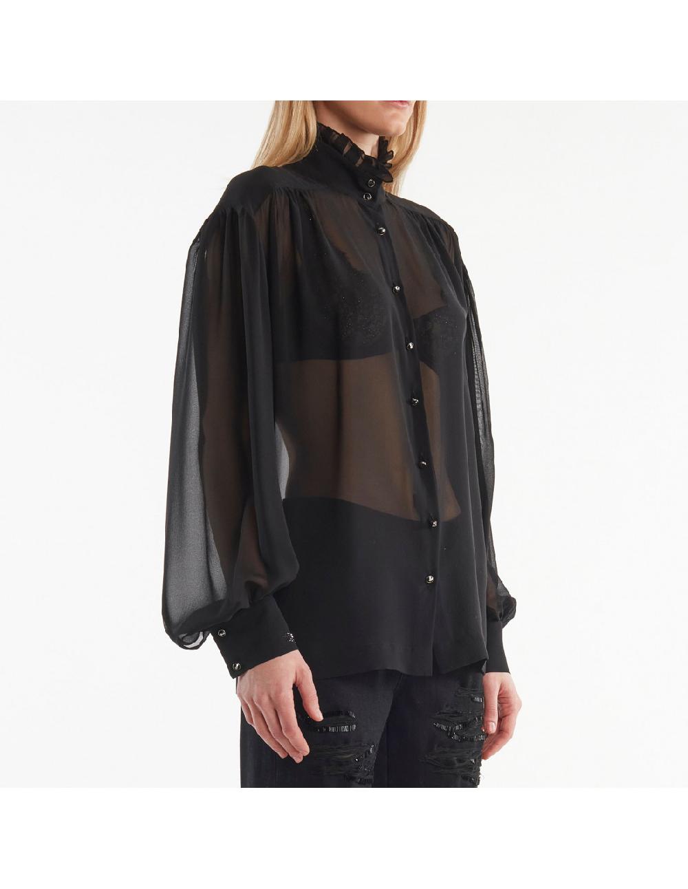 Angelo marani CAMICIA IN GEORGETTE Economico