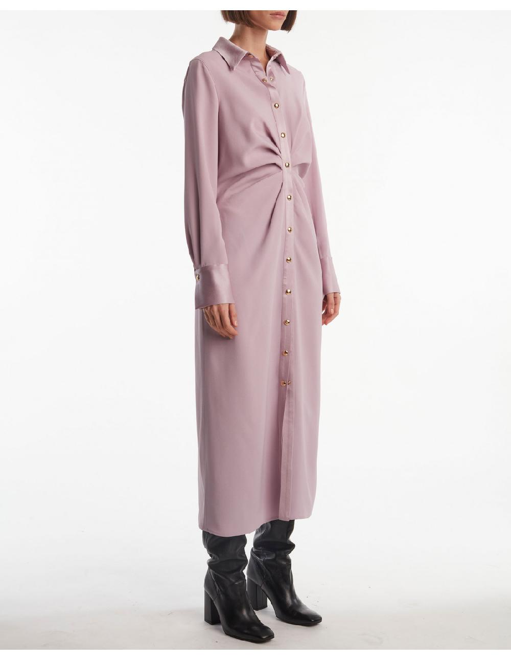 Angelo marani CHEMISIER ENVER SATIN Saldi