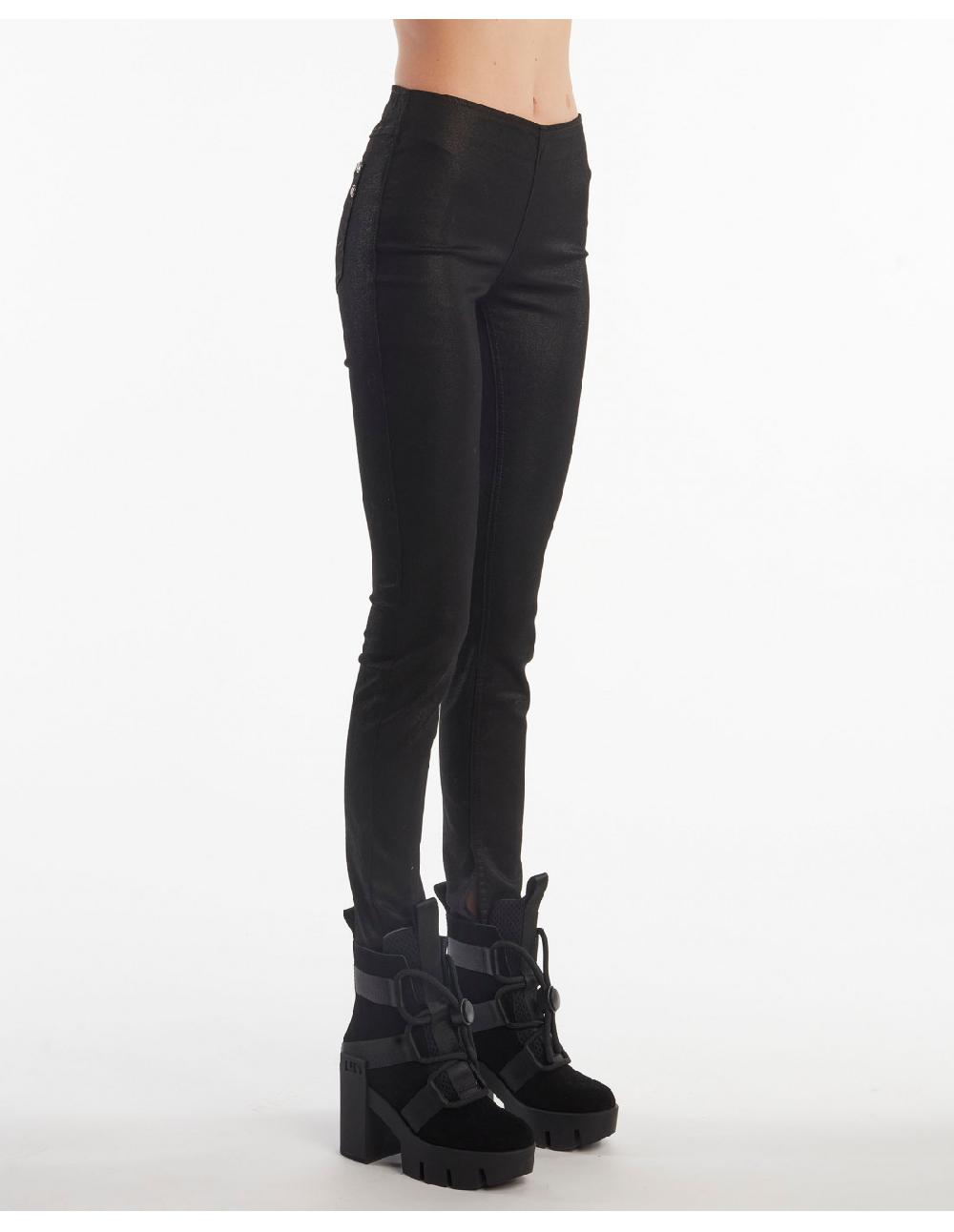 Angelo marani LEGGINGS SPALMATO C/SPACCO Comprare a buon mercato