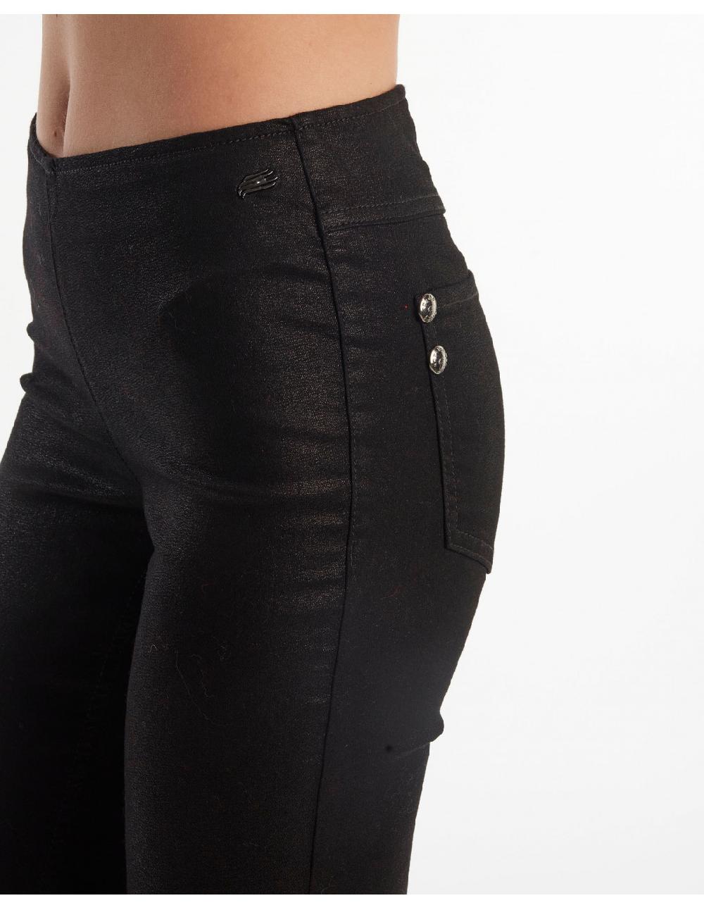 Angelo marani LEGGINGS SPALMATO C/SPACCO Comprare a buon mercato