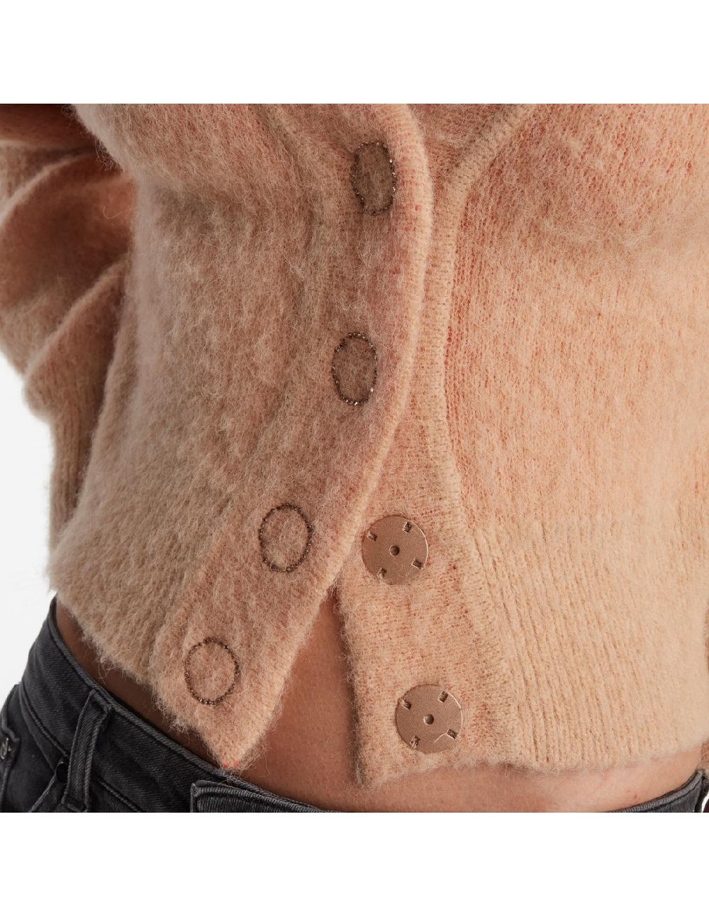 Angelo marani CARDIGAN GARZATO + APPL Smaltimento dello stoccaggio