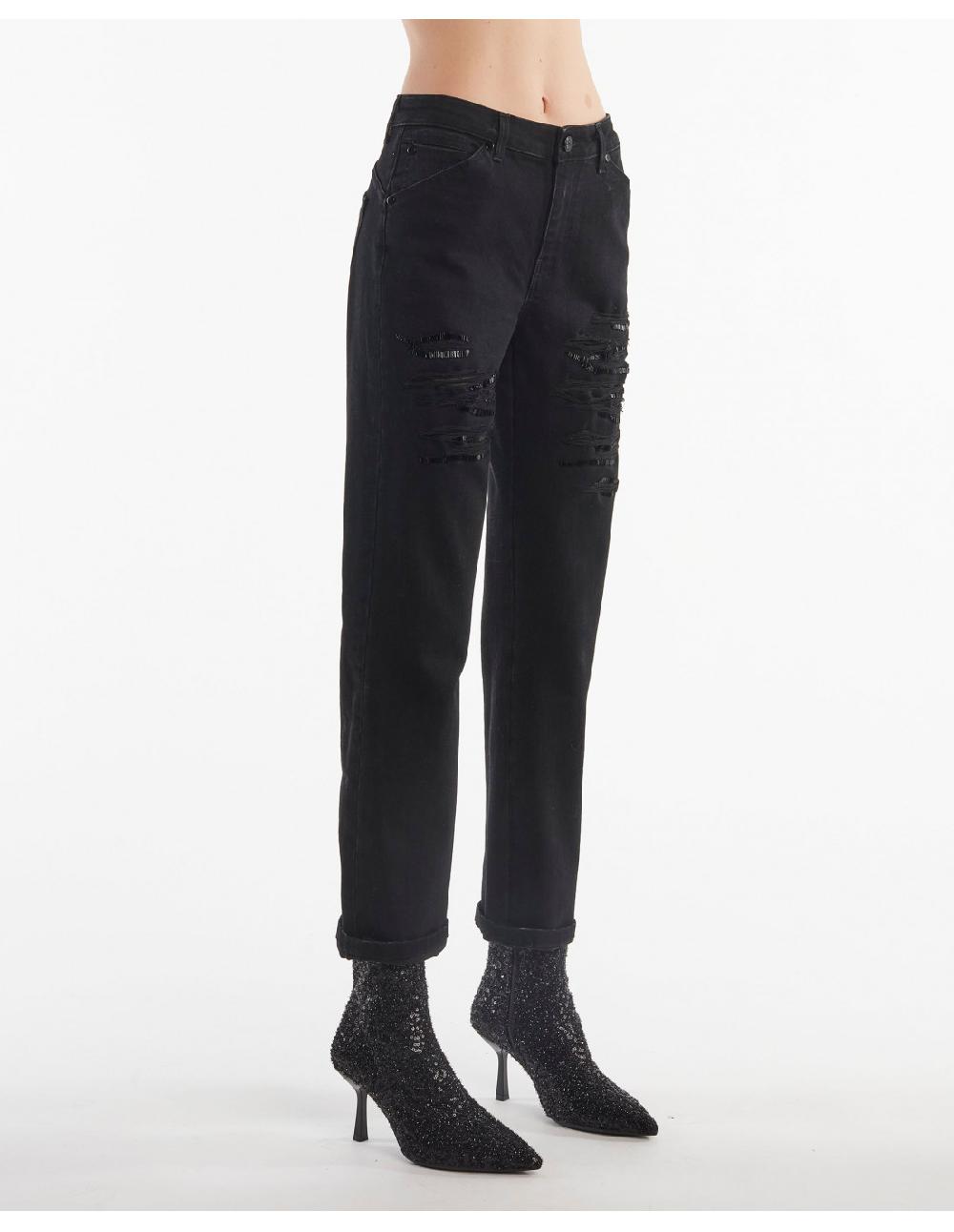 Angelo marani BOYFRIEND C/RICAMO ZEBRA Enormi risparmi