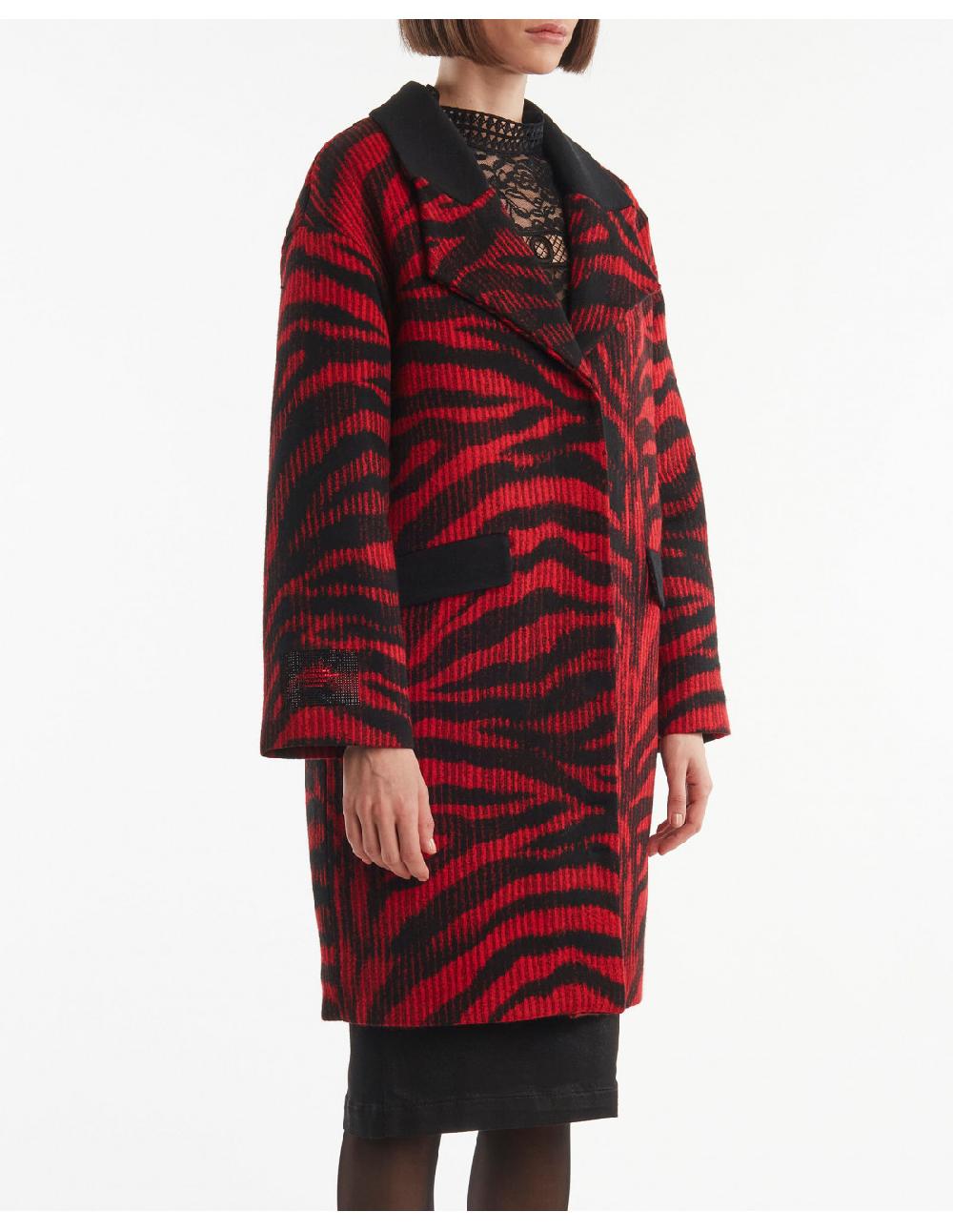 Angelo marani CAPPOTTO IN MAGLIA JAQUARD Latest stili